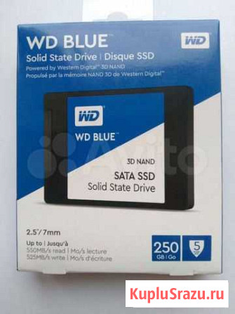 SSD WD blue 250 Gb SATA (новый) Иркутск - изображение 1