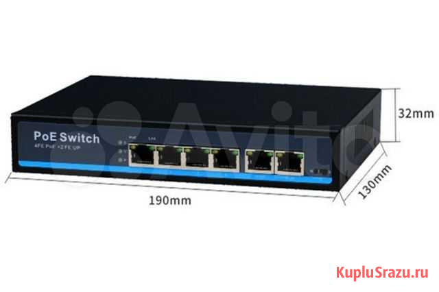 KSB - 4P2G коммутатор POE 4+2 Уфа - изображение 1
