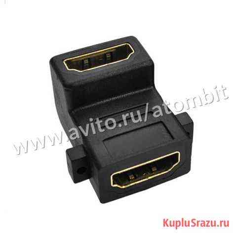 Соединитель hdmi F - hdmi F угловой 90 градусов Челябинск