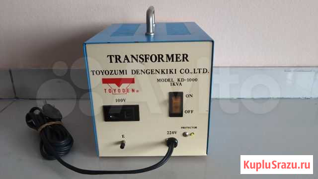 Понижащий трансформатор Toyozumi KD-1000 1 kva Улан-Удэ - изображение 1