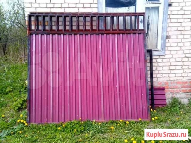 Ворота распашные бу Обнинск - изображение 1