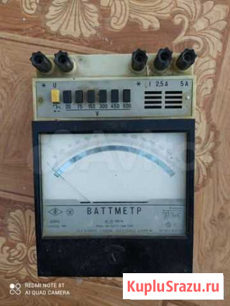 Ваттметр - Д5004 2А 30 - 600V Асбест - изображение 1