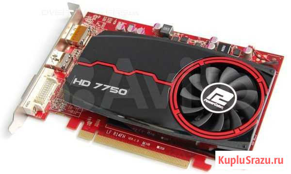 Видеокарта radeon HD 7750 1Gb неисправная Иваново - изображение 1