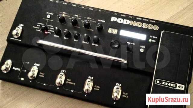 Гитарный процессор Line 6 POD HD300 Самара - изображение 1