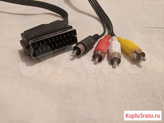Кабель соединительный аудио-видео scart(m) RCA(m) Смоленск - изображение 1