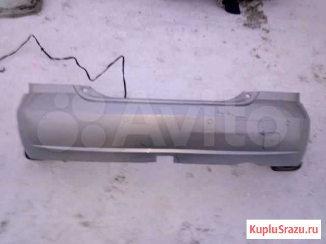 Nissan Almera N16 Бампер задний хэтчбек (RES) Черноголовка - изображение 1