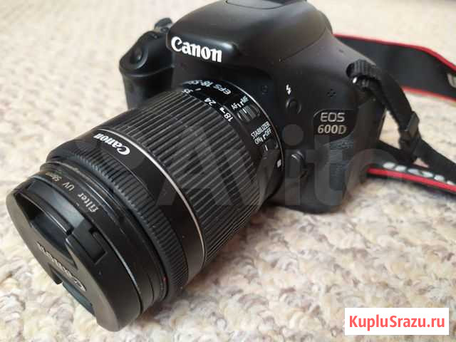 Зеркальный фотоаппарат Canon EOS 600D Челябинск - изображение 1