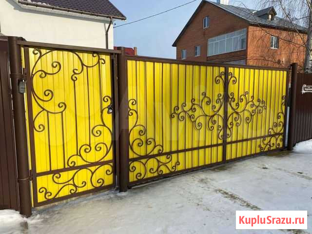 Ворота с калиткой Большое Село - изображение 1
