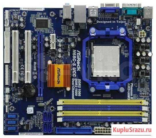 Меняю плату ASRock N68C-S UCC сокет ам2+/ам3 Омск - изображение 1