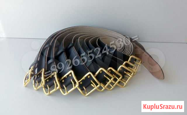 Ремни офицерские ту двойная кожа оптом Москва - изображение 1