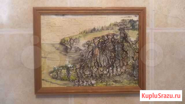 Картина из бересты Екатеринбург - изображение 1