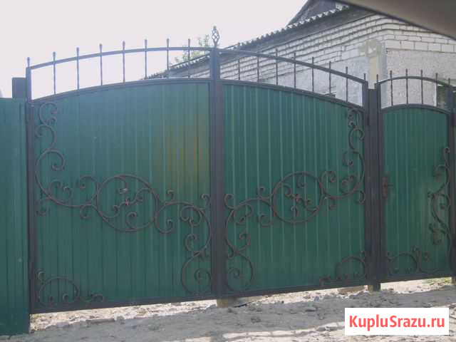 Ворота, заборы, рольставни, любые конструкции из м Кормиловка - изображение 1