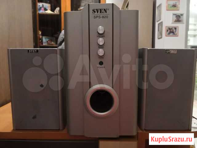 Колонка компьютерная 2.1 Sven SPS-820 Нижний Новгород - изображение 1