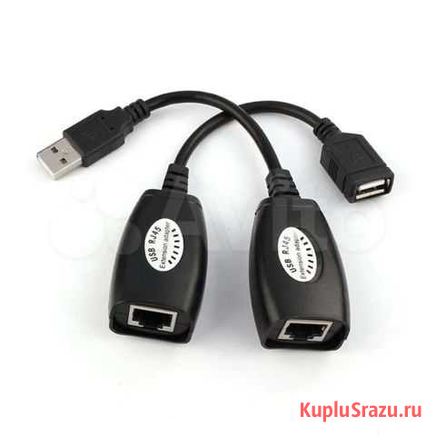 Кабель USB vcom CU824 USB2.0 (AM) -RJ45 (F) -USB2 Самара - изображение 1