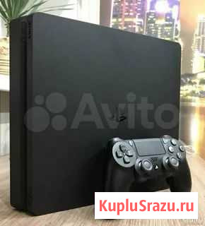 PlayStation 4 slim 10 игр геймпад hdmi Самара - изображение 1