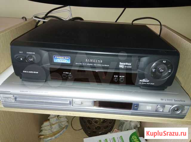 DVD-рекордер Philips 330 и видеомагнитофон samsung Ярославль - изображение 1