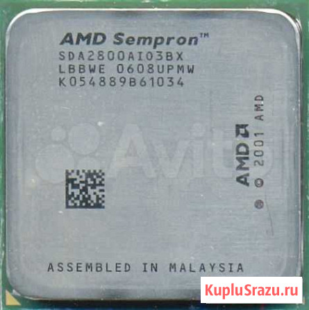 Процессор сокет 754 AMD Sempron 64 2800+ Краснодар - изображение 1