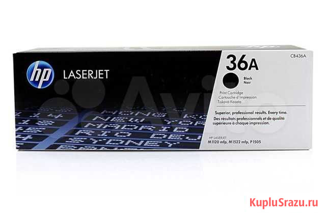 Картридж HP CB436A Барнаул - изображение 1