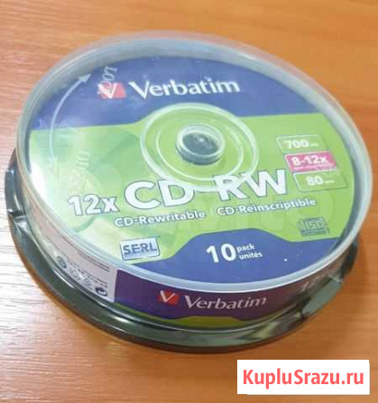 Болванка CD-RW 10 шт Санкт-Петербург - изображение 1