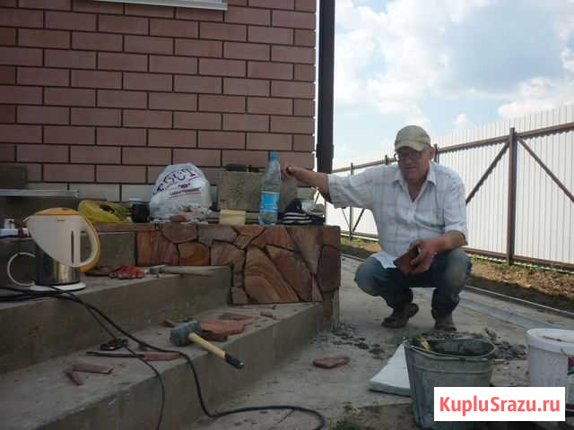 Крыльцо, цоколь, дорожки - природным камнем Волгоград - изображение 1