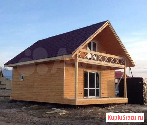 Дом дачный с верандой, кмд-6х6м-100/150-ло Кингисепп - изображение 1