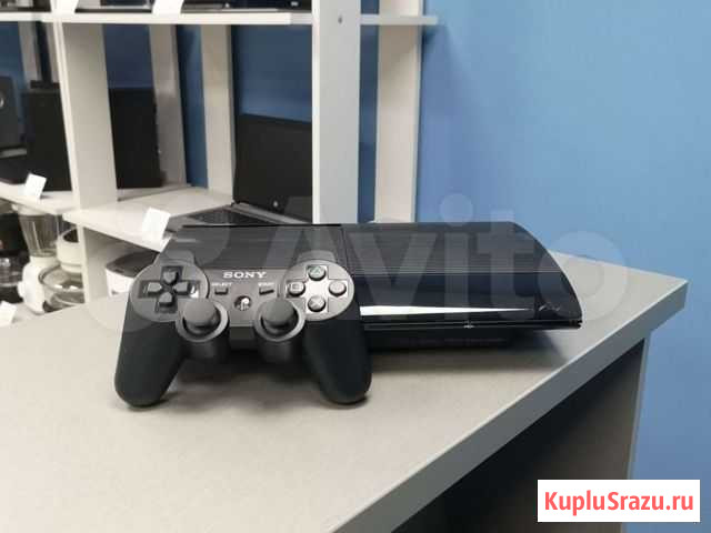 Sony PS3 super slim 500gb прошитая/34 игры Киров - изображение 1