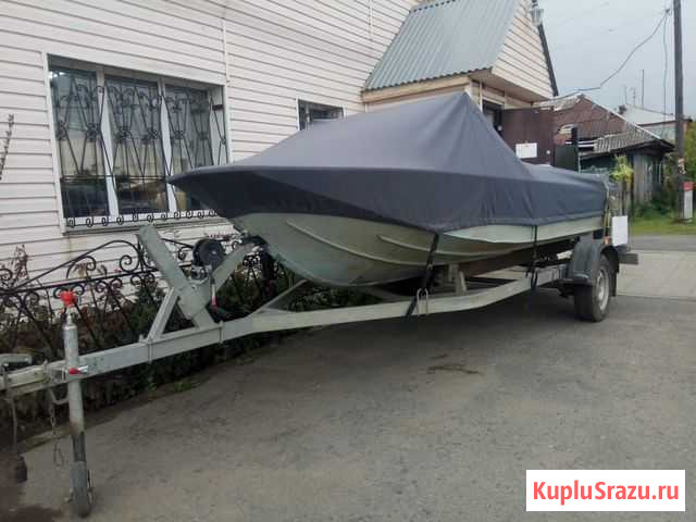 Моторная лодка ока-4 + мотор 40л.с + прицеп Новосибирск - изображение 1