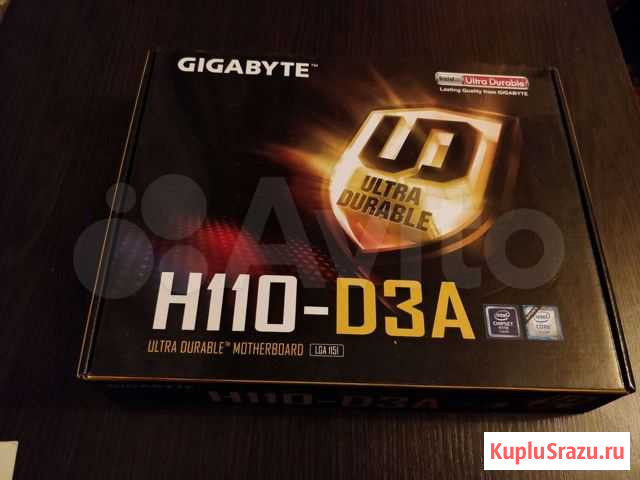 Материнская плата Gigabyte H110-D3A Орехово-Зуево - изображение 1