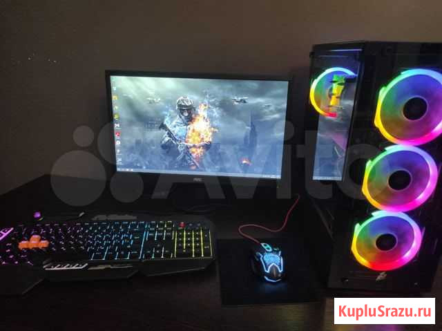 Игровой компьютер 1050 Ti, AMD Athlon II X3 4 ядра Красногорск - изображение 1
