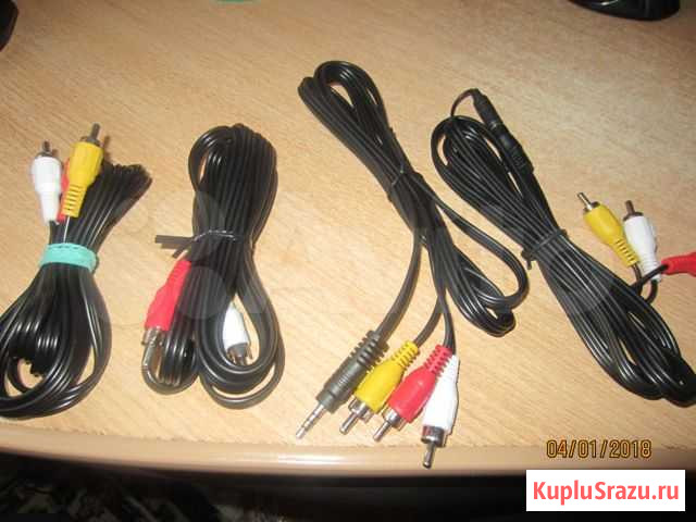 Кабель 3.5 джек - 3RCA 1,5 м 00665 Батайск - изображение 1