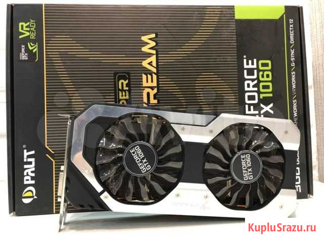 Видеокарта palit Geforce GTX 1060 3gb Казань - изображение 1