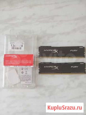 Оперативная память kingston HyperX DDR4 16 Gb Тында - изображение 1