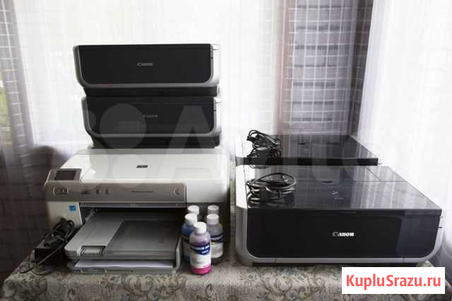 Принтеры Canon Pixma 5 шт. и PH PhotoSmart 1 шт Отрадное - изображение 1