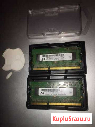 Память DDR3 1Гб, 8500 (1066Мгц) - две одинаковые Санкт-Петербург - изображение 1