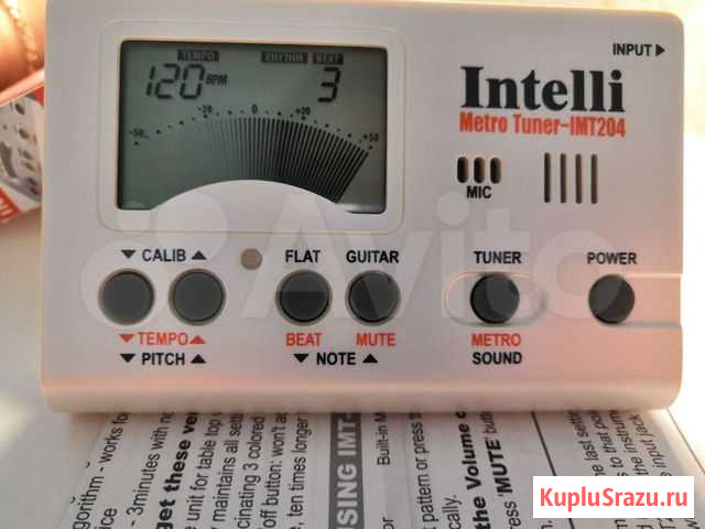 Метроном тюнер Intelli IMT-204 Оренбург - изображение 1