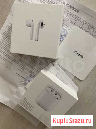Airpods 2 оригинал Владимир - изображение 1