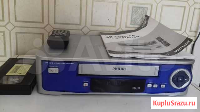 Видеомагнитофон Philips vr270 -1999 год Москва - изображение 1