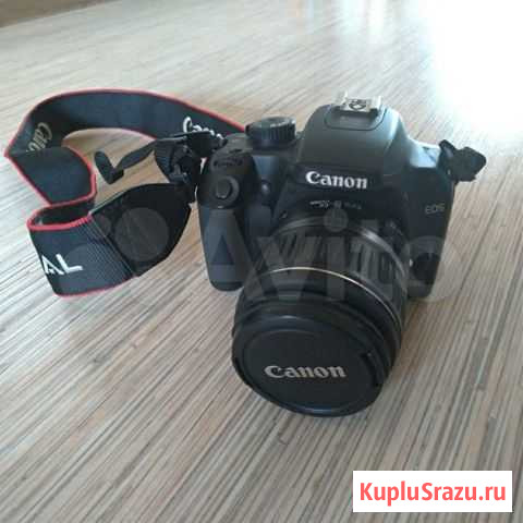 Зеркальный фотоаппарат Canon 1000d kit Томилино - изображение 1