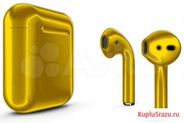 Беспроводные наушники Airpods Air Pro 4 Золото Воронеж - изображение 1