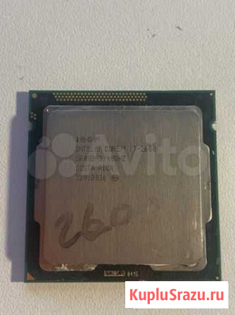 Процессор i7 2600k + 4gb + кулер + мат плата Саратов - изображение 1