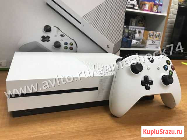 Xbox One S 500Gb Б.У на гарантии Челябинск - изображение 1