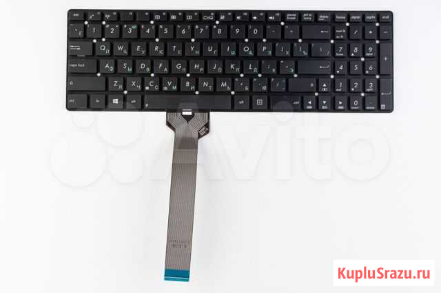 Клавиатура для ноутбука asus K55 K55V без рамки Краснодар - изображение 1