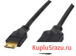 Шнур hdmi-minihdmi gold, 1,5м, резиновая изоляция Уфа - изображение 1