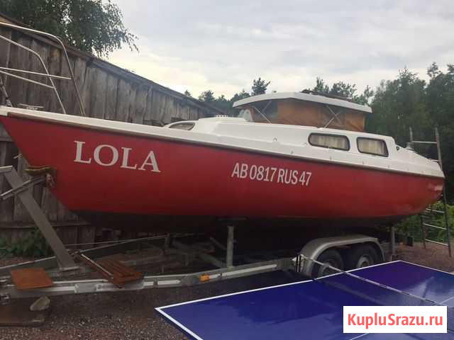 Парусная яхта компромисс нептун 22 с трейлером Санкт-Петербург - изображение 1