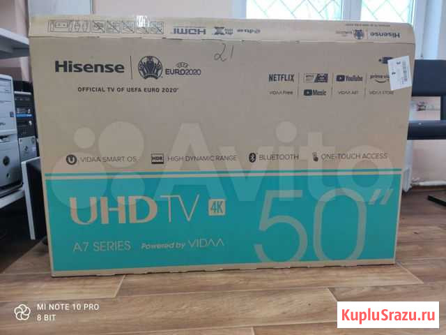 Новый 127см Телевизор 50 Hisense 4K Smart TV HDR Рубцовск - изображение 1