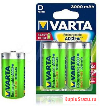 Аккумуляторы varta accu R20/D 3000мАч Симферополь - изображение 1