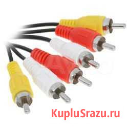 Кабель соединительный Aceline RCA x3 - RCA x3 Ульяновск - изображение 1