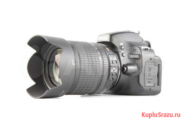 Комплект Nikon D5100 с универсальным объективами Новосибирск - изображение 1