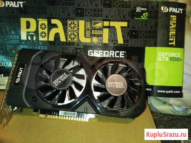 Видеокарта Palit GTX 1050ti 4GB Новосибирск - изображение 1