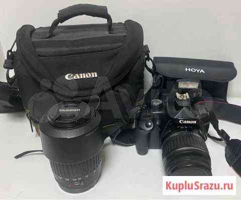 Canon 1000d Kit+ 55-200 +Сумка+фильтры+зу Новосибирск